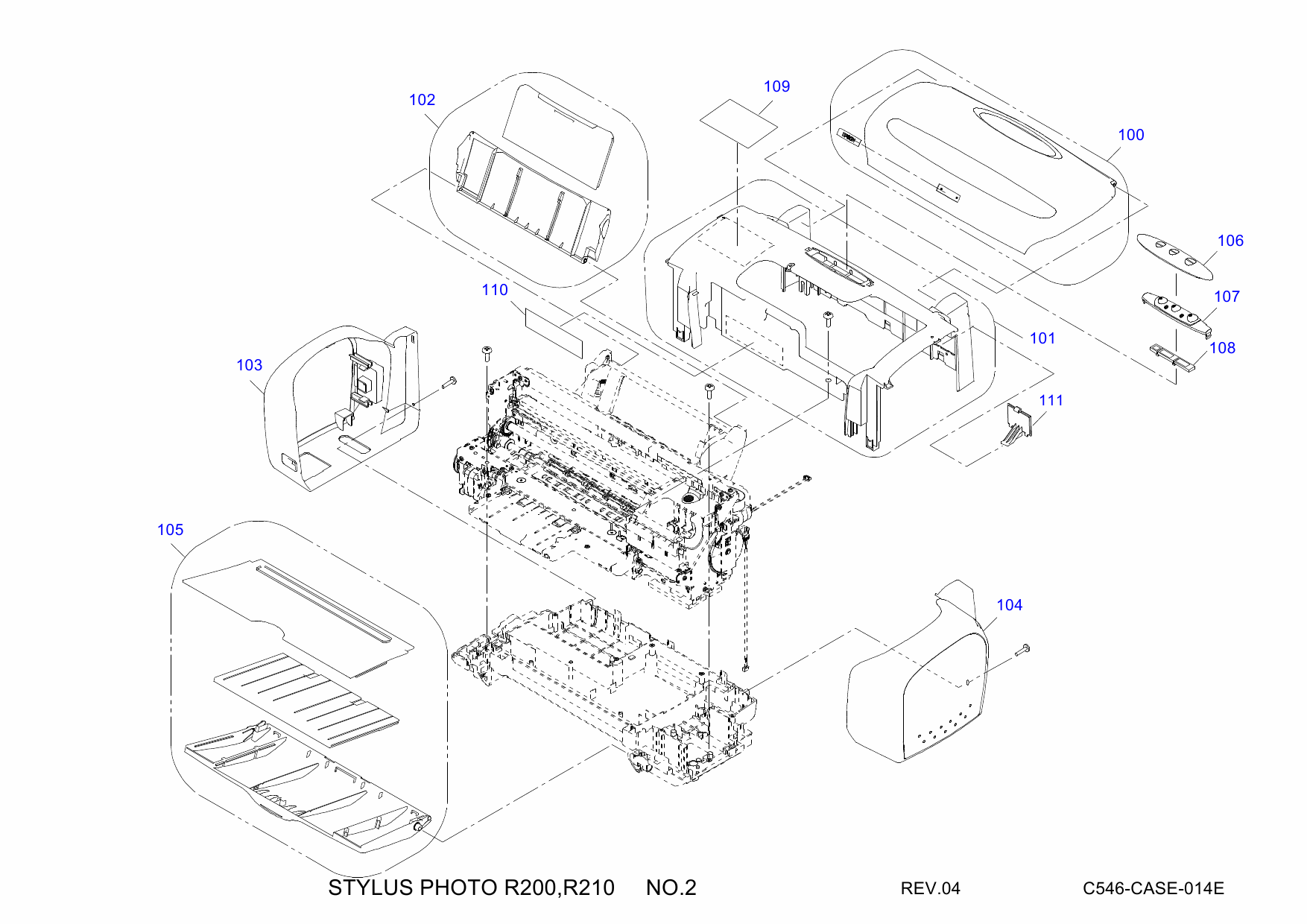 EPSON StylusPhoto R200 R210 Parts Manual-6